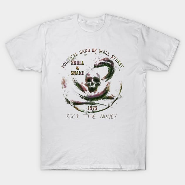 skull and snake T-Shirt by hayr pictures